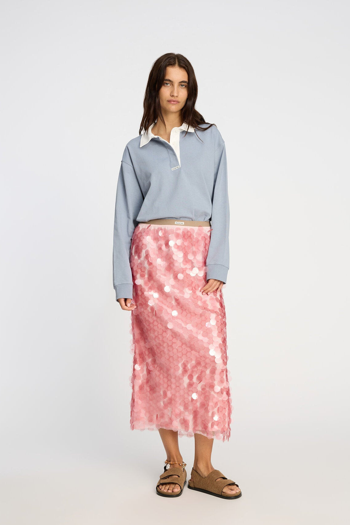 Bomi nederdel - rosa